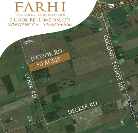 0 Cook Rd- 50 Acres- Aerial View